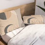 Minimal Geometric Shapes 120 Pillow Sham Gallery Image 2