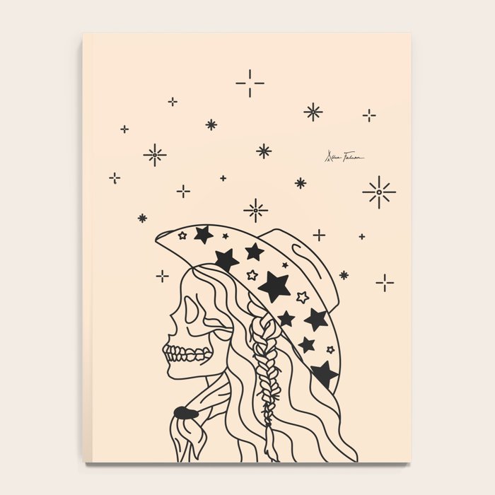 Love or Die Tryinâ - Rhinestone Cowgirl Black & Cream Notebook Gallery Image 4