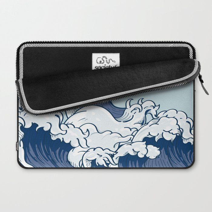 The Great Kanagawa Japanese Wave Laptop Sleeve Gallery Image 2