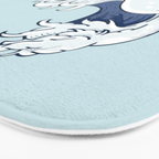 The Great Kanagawa Japanese Wave Bath Mat Gallery Image 3