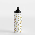 Colorado Aspen Tree Leaves Hand-painted Watercolors in Golden Autumn Shades on Clear Water Bottle Gallery Image 3