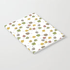 Colorado Aspen Tree Leaves Hand-painted Watercolors in Golden Autumn Shades on Clear Notebook Gallery Image 2