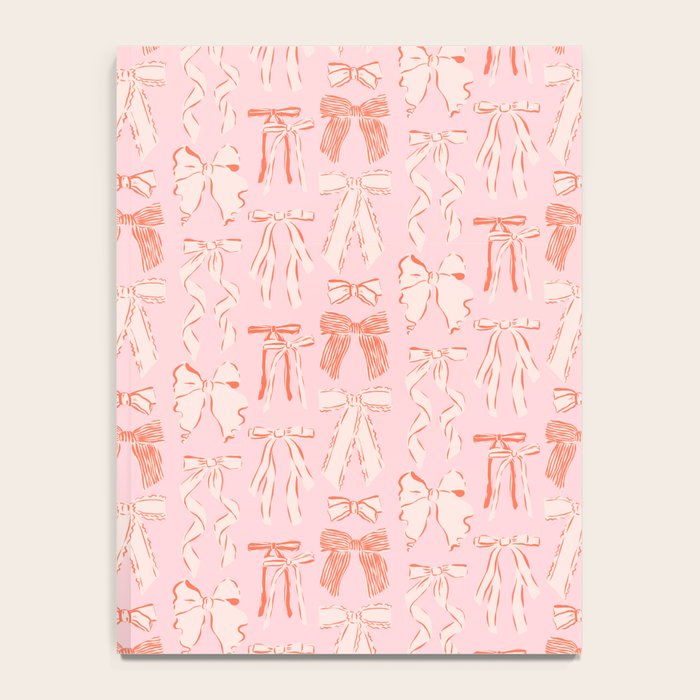 Bows in pink and cream  Notebook Gallery Image 4
