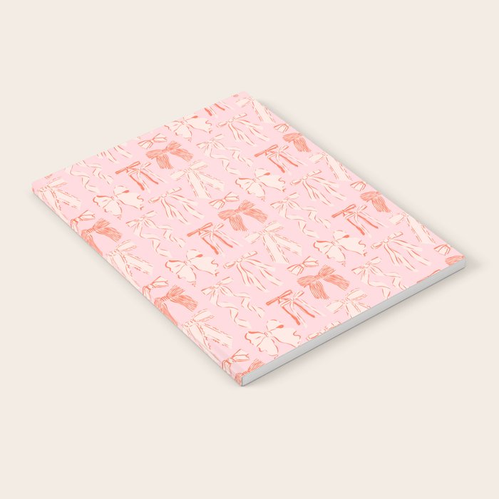 Bows in pink and cream  Notebook Gallery Image 1