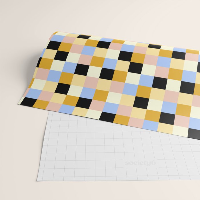 Bold Colorful Checks Pattern - Small XXXV Wrapping Paper Gallery Image 2