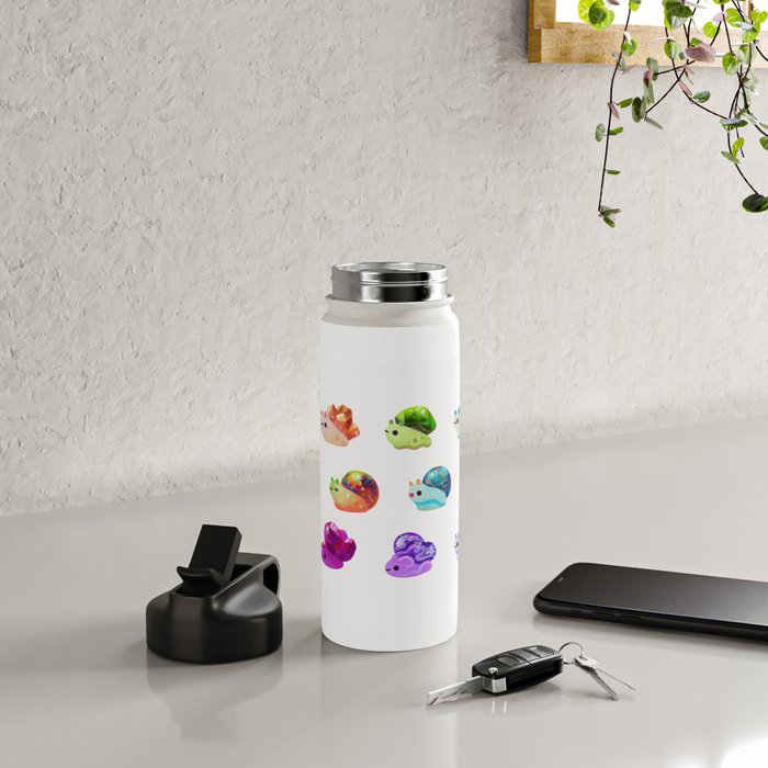 Jewel Snail - pastel Water Bottle Gallery Image 4