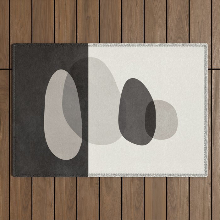 Abstract Shapes 23 Outdoor Rug Gallery Image 1
