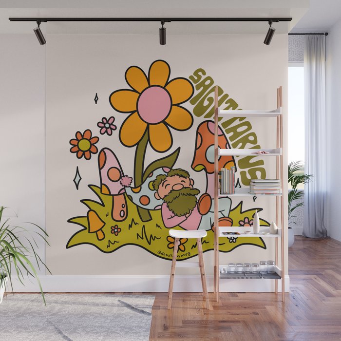 Sagittarius Gnome Wall Mural Gallery Image 1