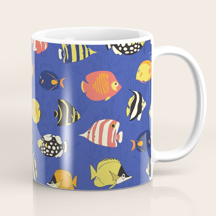 Exotic School Of Reef Fish Coffee Mug Gallery Image 1