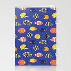 Exotic School Of Reef Fish Stationery Card Gallery Image 2