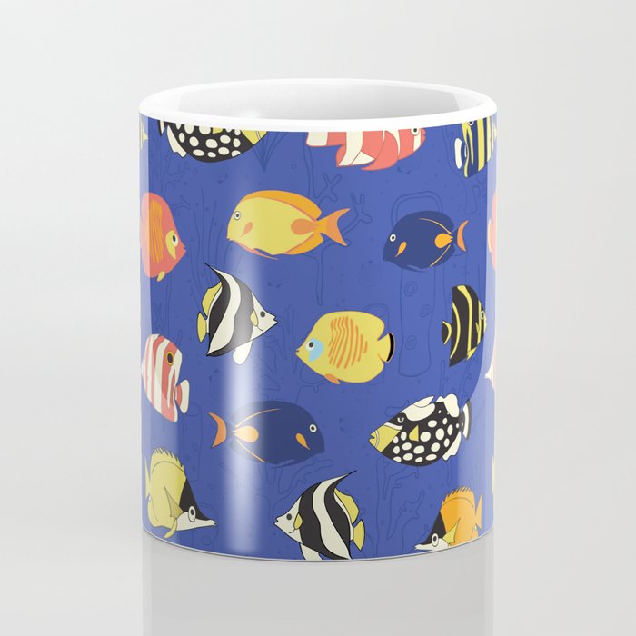 Exotic School Of Reef Fish Coffee Mug Gallery Image 4