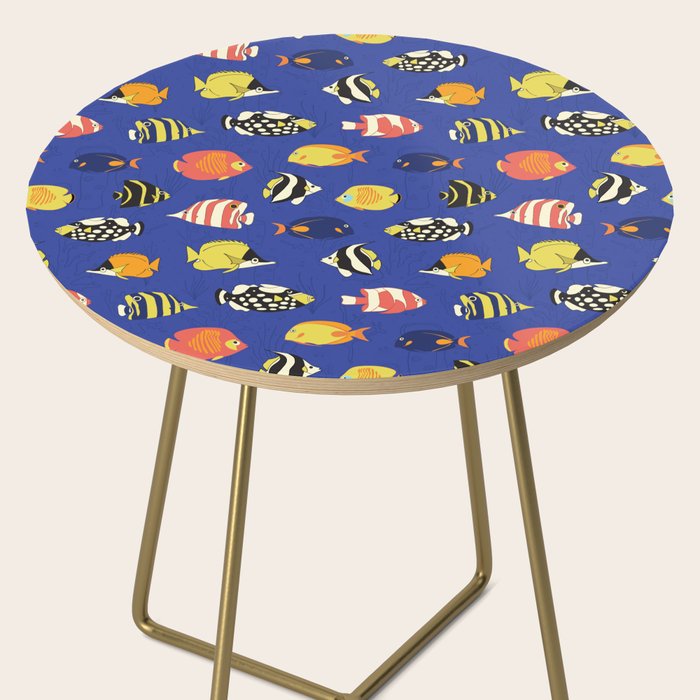 Exotic School Of Reef Fish Side Table Gallery Image 2