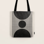 Woodblock Geometric Composition Tote Bag Gallery Image 1