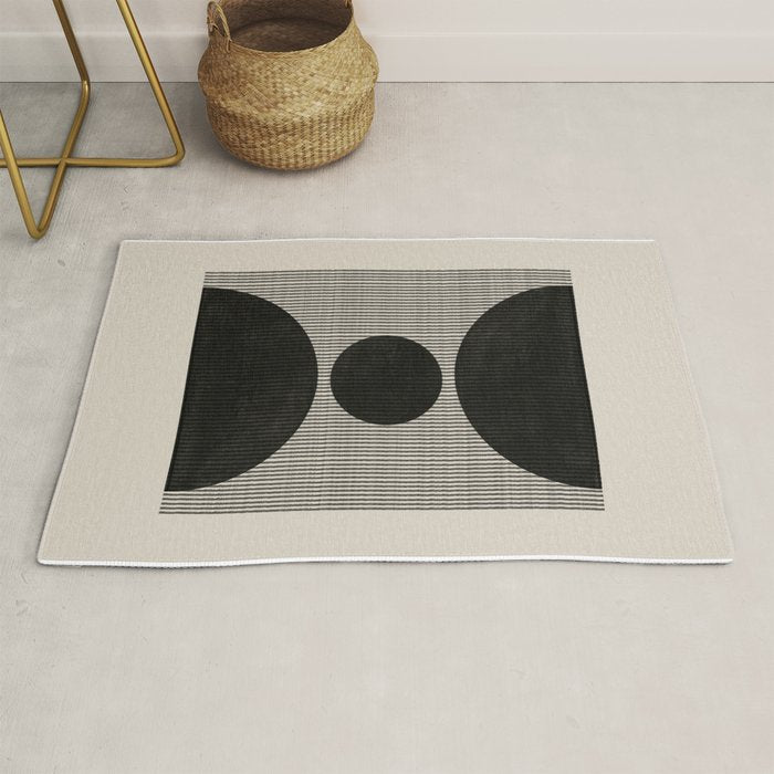 Woodblock Geometric Composition Rug Gallery Image 1