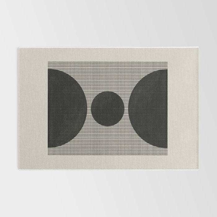 Woodblock Geometric Composition Rug Gallery Image 2