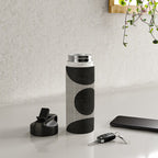 Woodblock Geometric Composition Water Bottle Gallery Image 4