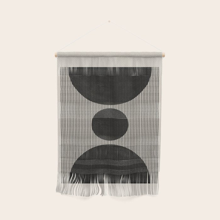 Woodblock Geometric Composition Wall Hanging Gallery Image 1