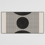 Woodblock Geometric Composition Desk Mat Gallery Image 3