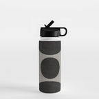 Woodblock Geometric Composition Water Bottle Gallery Image 1