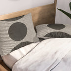 Woodblock Geometric Composition Pillow Sham Gallery Image 2