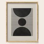 Woodblock Geometric Composition Serving Tray Gallery Image 1