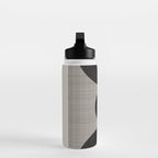Woodblock Geometric Composition Water Bottle Gallery Image 3