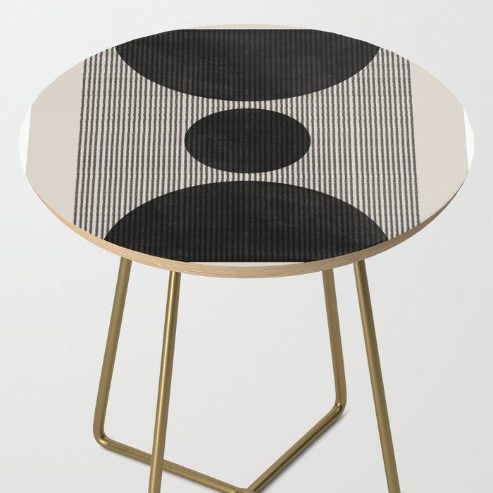 Woodblock Geometric Composition Side Table Gallery Image 2
