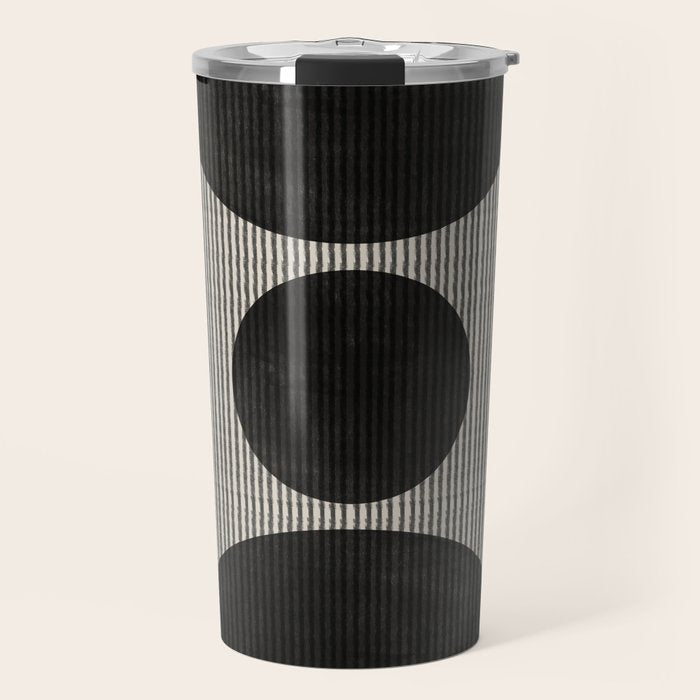 Woodblock Geometric Composition Travel Mug Gallery Image 1