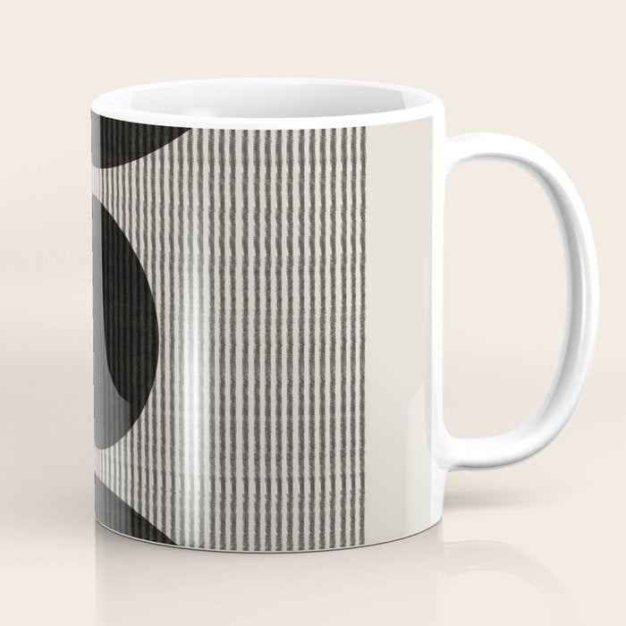Woodblock Geometric Composition Coffee Mug Gallery Image 1