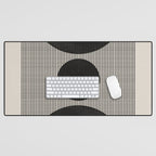 Woodblock Geometric Composition Desk Mat Gallery Image 1