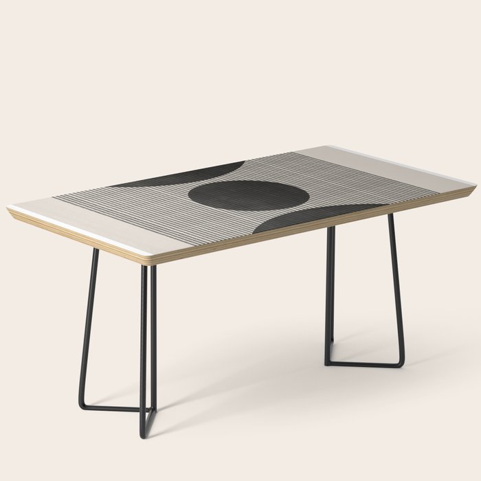 Woodblock Geometric Composition Coffee Table Gallery Image 1