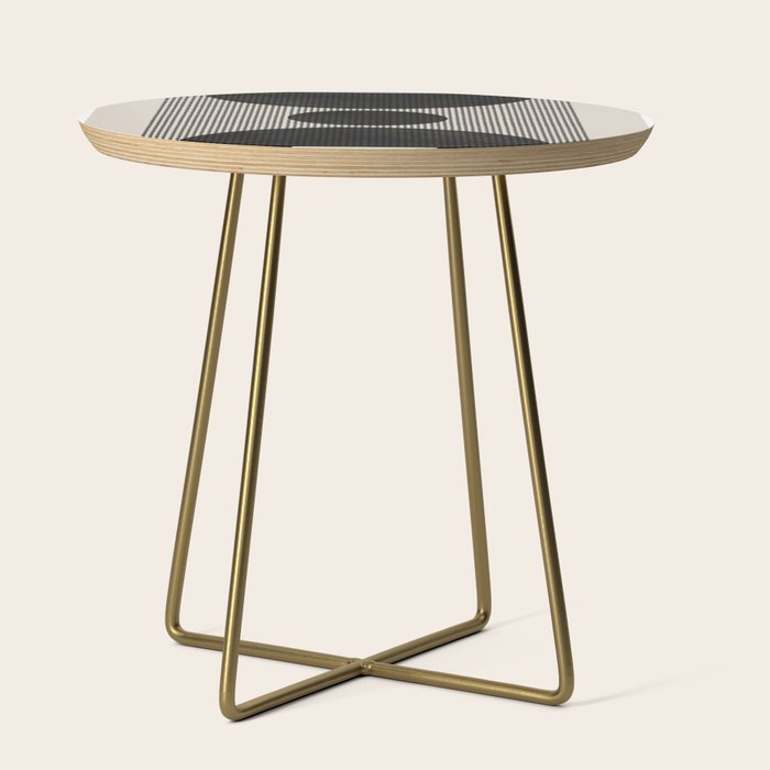 Woodblock Geometric Composition Side Table Gallery Image 1