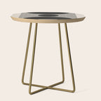 Woodblock Geometric Composition Side Table Gallery Image 1
