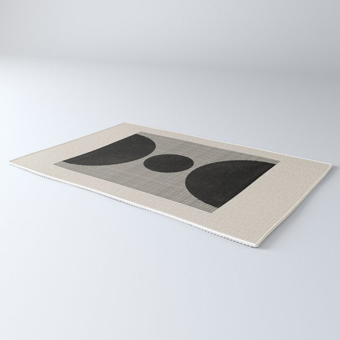 Woodblock Geometric Composition Rug Gallery Image 3