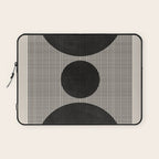 Woodblock Geometric Composition Laptop Sleeve Gallery Image 1