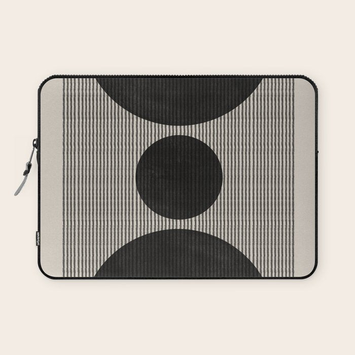 Woodblock Geometric Composition Laptop Sleeve Gallery Image 1