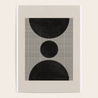 Woodblock Geometric Composition Poster Gallery Image 4