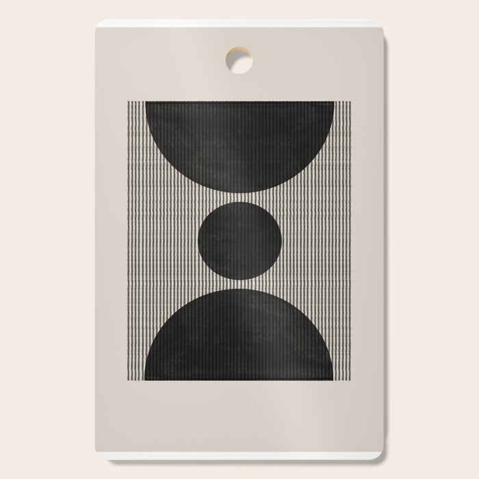 Woodblock Geometric Composition Cutting Board Gallery Image 1