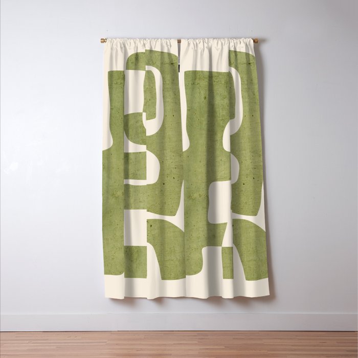 Abstract Shapes Modern Art 22 Window Curtain Gallery Image 3
