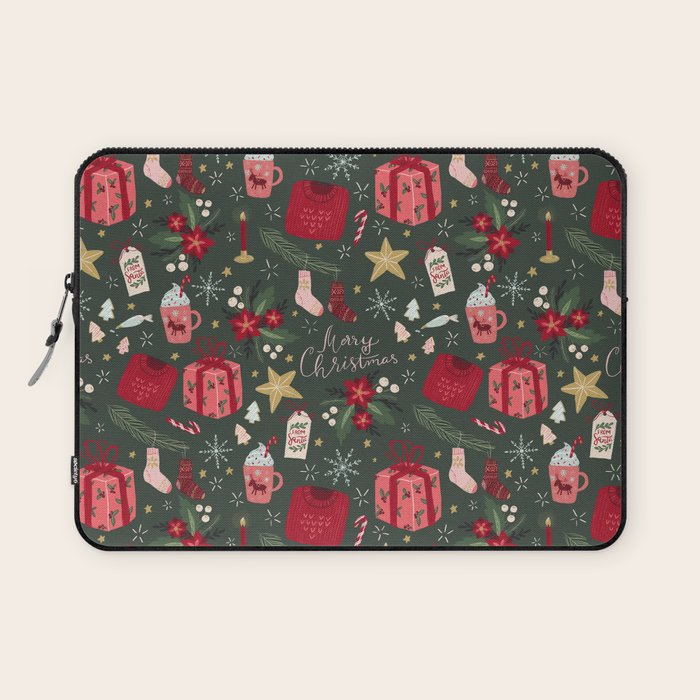 Merry Christmas Laptop Sleeve Gallery Image 1