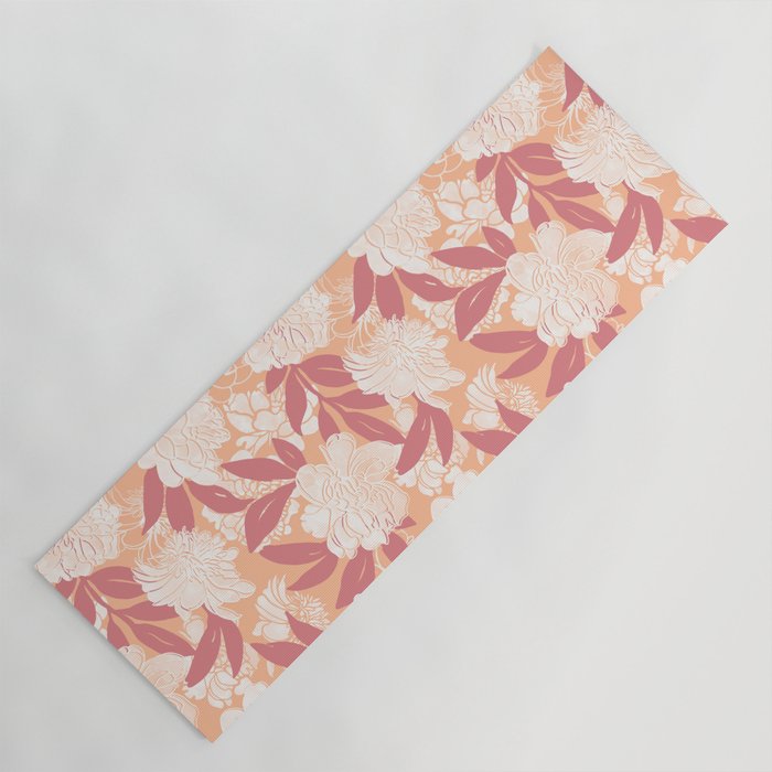 Modern floral blooms PF2 Yoga Mat Gallery Image 1