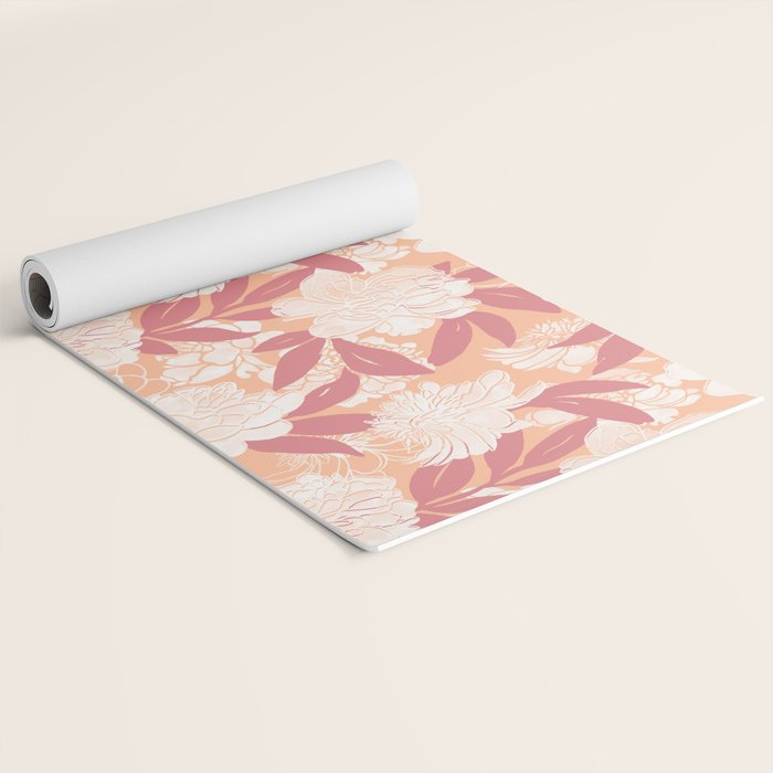 Modern floral blooms PF2 Yoga Mat Gallery Image 2