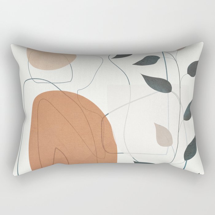 Movement Abstraction 05 Rectangular Pillow Gallery Image 1