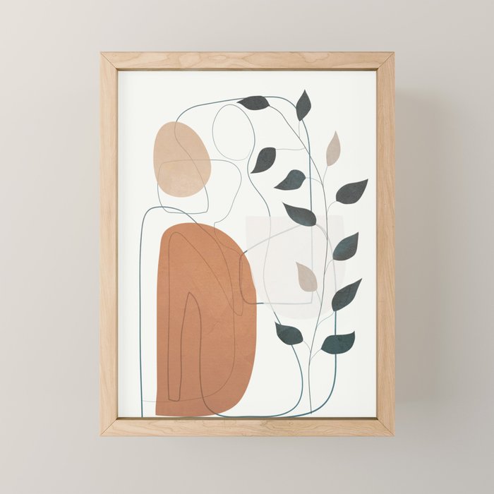 Movement Abstraction 05 Mini Art Print Gallery Image 1