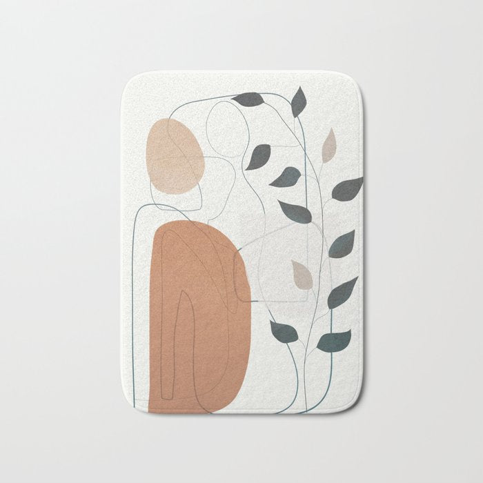 Movement Abstraction 05 Bath Mat Gallery Image 1
