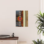 Glowing Chicago Poster Gallery Image 2