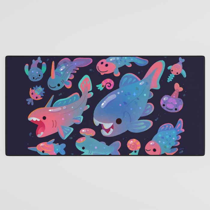 Devonian baby - dark Desk Mat Gallery Image 3