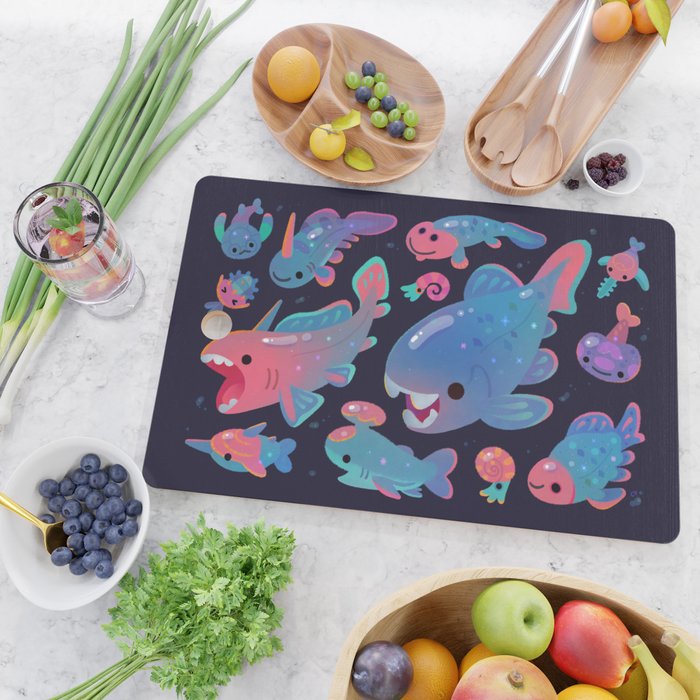 Devonian baby - dark Cutting Board Gallery Image 2