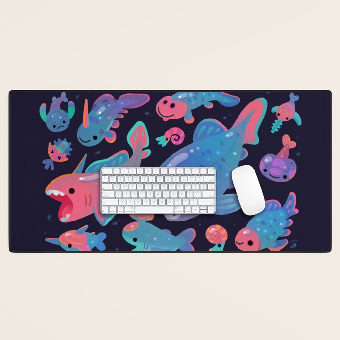 Devonian baby - dark Desk Mat Gallery Image 1