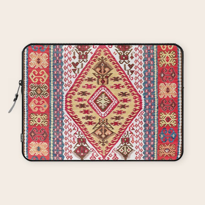 Turkish Central Anatolian Kilim Laptop Sleeve Gallery Image 1
